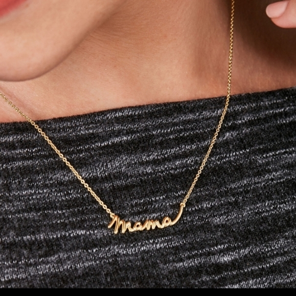 Stella Dot Womens Mama Necklace Gold 